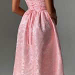 Saoirse Midi Dress - Blush - Image 3