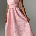 Saoirse Midi Dress - Blush - Image 5