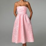 Saoirse Midi Dress - Blush - Image 8