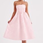 Saoirse Midi Dress - Blush - Image 14