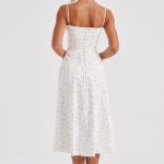 Deanna Midi Dress - Blush Floral Print - Image 4