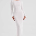Anastassia Maxi Dress - Ivory - Image 2
