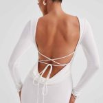 Anastassia Maxi Dress - Ivory - Image 3
