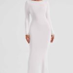 Anastassia Maxi Dress - Ivory - Image 7