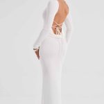 Anastassia Maxi Dress - Ivory - Image 9