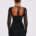 Jacinta Mini Dress - Black - Image 8