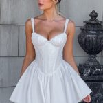 Josie Mini Dress - White