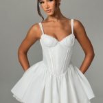 Josie Mini Dress - White - Image 4