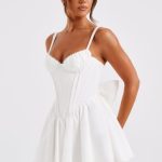 Josie Mini Dress - White - Image 7