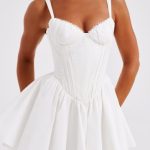 Josie Mini Dress - White - Image 8
