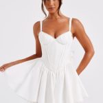 Josie Mini Dress - White - Image 9