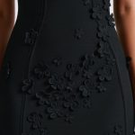 Dalary Maxi Dress - Black Lined - Image 10