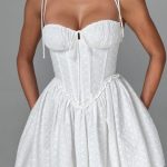 Phoebe Mini Dress - Ivory - Image 2