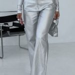 Cassidy Pant - Silver - Image 3