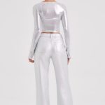 Cassidy Pant - Silver - Image 9