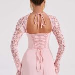 Jacinta Mini Dress - Blush - Image 3