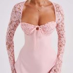 Jacinta Mini Dress - Blush - Image 4