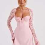 Jacinta Mini Dress - Blush - Image 5