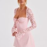 Jacinta Mini Dress - Blush - Image 6