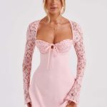 Jacinta Mini Dress - Blush - Image 7