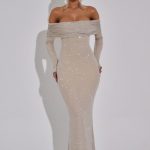 Cyprus Maxi Dress - Nude - Image 12