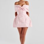 Raquel Mini Dress - Blush - Image 2