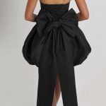 Lotus Mini Dress - Black - Image 10