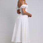 Elora Midi Dress - Ivory - Image 7