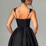 Antonella Mini Dress - Black - Image 5