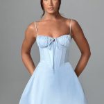 Lacey Mini Dress - Blue