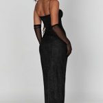 Trixie Maxi Dress - Black Sparkle - Image 9