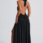 Melania Maxi Dress - Black - Image 9