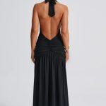 Melania Maxi Dress - Black - Image 10
