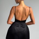 Tate Mini Dress - Black - Image 2