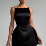Tate Mini Dress - Black - Image 3