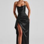 Helen Maxi Dress - Black - Image 5