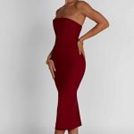Amore Midi Dress - Red - Image 4