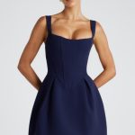 Janiyah Mini Dress - Navy - Image 2
