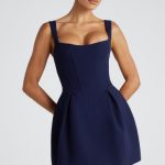 Janiyah Mini Dress - Navy - Image 6