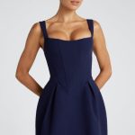 Janiyah Mini Dress - Navy - Image 8