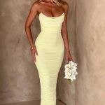Demi Maxi Dress - Lime - Image 2