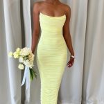 Demi Maxi Dress - Lime - Image 3