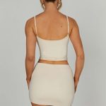 Rein Mini Skirt - Cream - Image 3