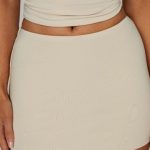 Rein Mini Skirt - Cream - Image 4