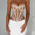 Santanna Corset - Ivory/Nude