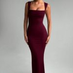 Helena Maxi Dress - Cherry Lacquer