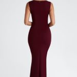 Helena Maxi Dress - Cherry Lacquer - Image 3