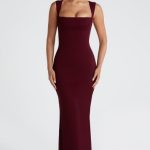 Helena Maxi Dress - Cherry Lacquer - Image 4
