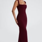 Helena Maxi Dress - Cherry Lacquer - Image 6