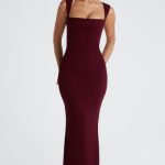 Helena Maxi Dress - Cherry Lacquer - Image 7